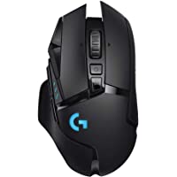 Logitech G502 LIGHTSPEED Ratón Gaming Inalámbrico- Captor HERO 25K- 25-600 DPI- RGB- Peso Reducido- 11 Botones…